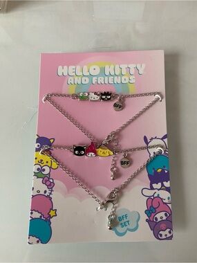 Hello Kitty & Friends Sanrio Friendship BFF Necklace Set New
